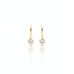 Brinco tranqueta coração zirconia 6x6 Brinco tranqueta coração zirconia 6x6